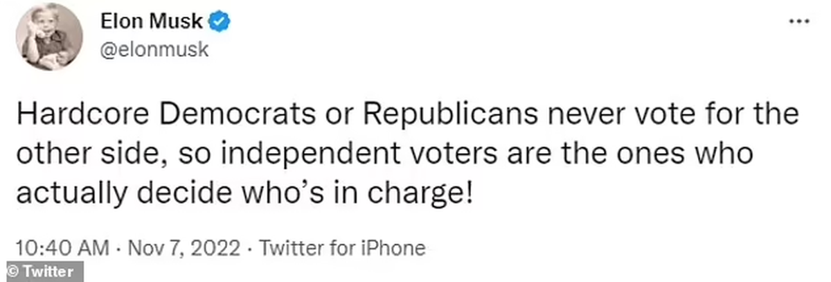 Segundo de los tuits.