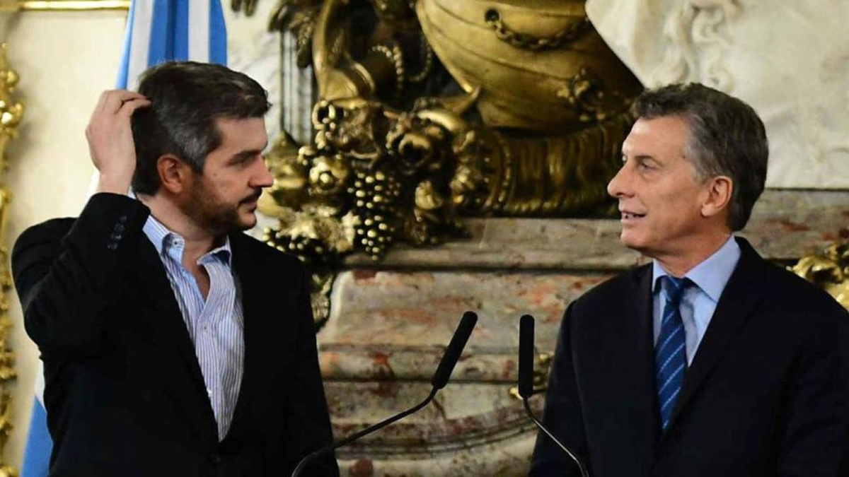 Mauricio Macri y Marcos Peña Mauricio Macri y Marcos Peña