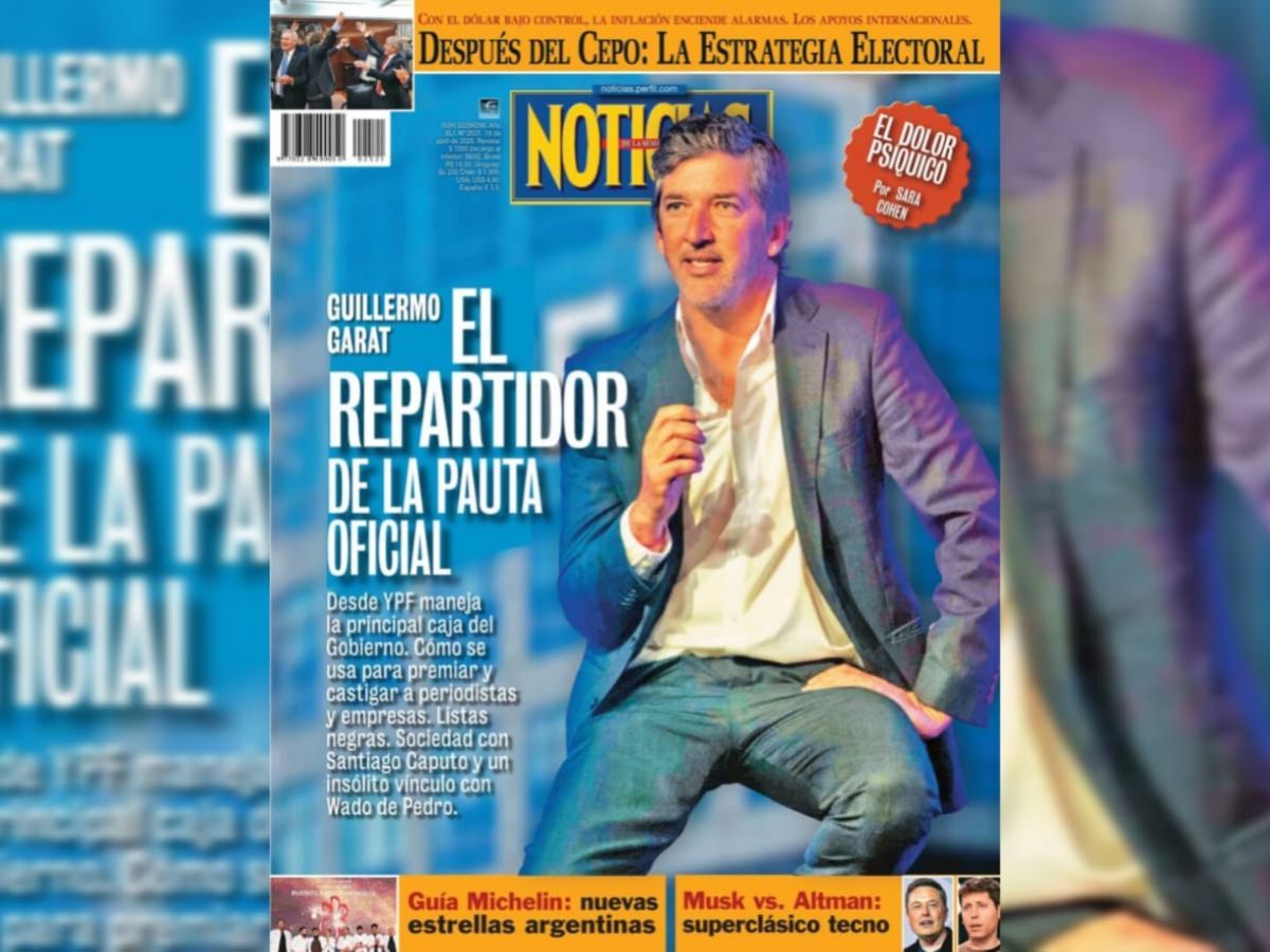 Guillermo Garat, el socio de Santiago Caputo, a cargo de YPF Digital: Es previsible el motivo. Guillermo Garat, el socio de Santiago Caputo, a cargo de YPF Digital: Es previsible el motivo.