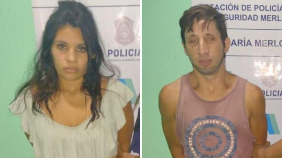 Brian Damian Martínez y su pareja Jennifer Florencia Ríos, los padres de la nena de 7 años a la que maltrataban (Foto: La Nación)