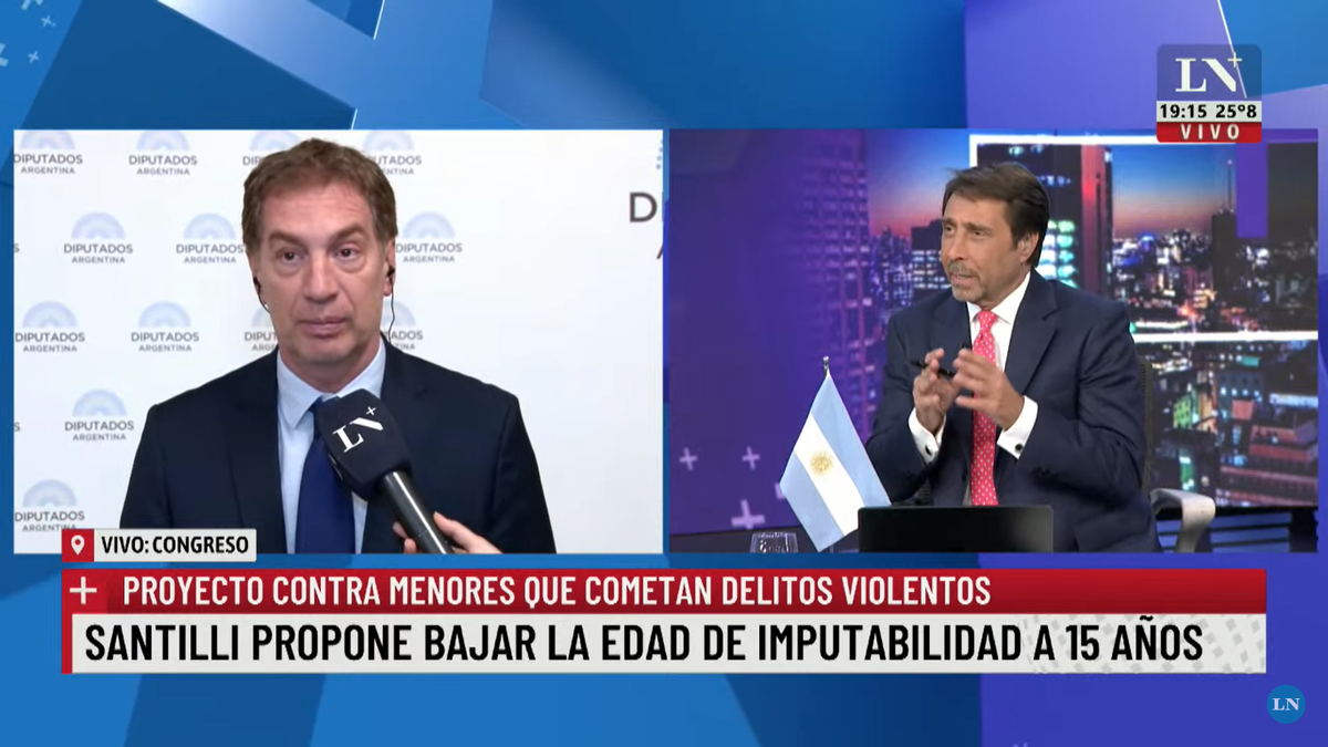 Diego Santilli defendió su propuesta en LN +.