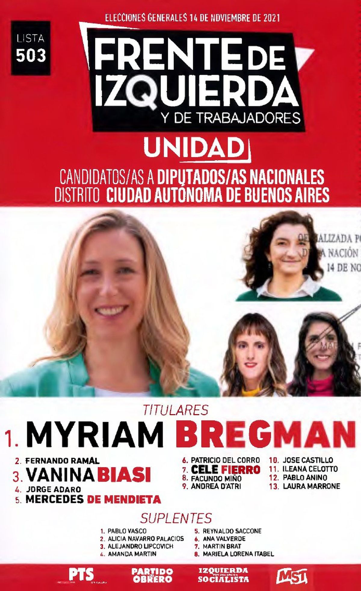 Myriam Bregman Sus Propuestas Para Las Elecciones 2021 9122