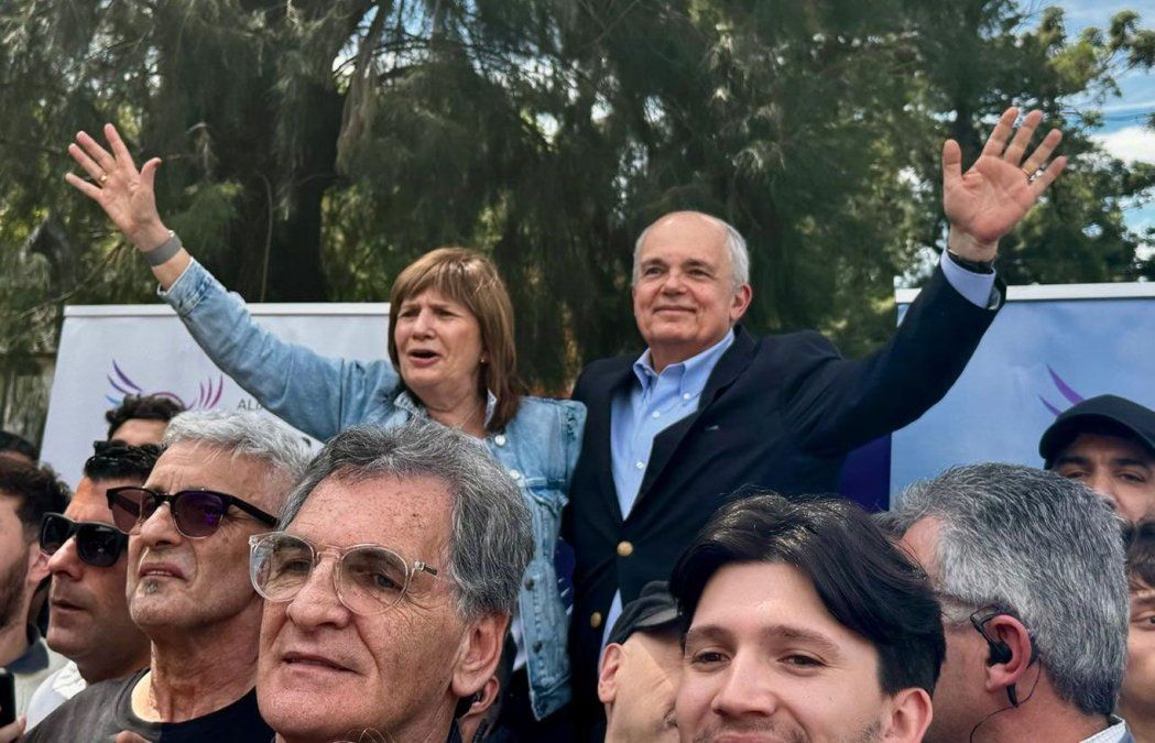 Los candidatos porteños de LLA: Patricia Bullrich y Alejandro Fargosi.&nbsp;