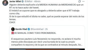 Milei defendió sus violentos insultos a los periodistas: