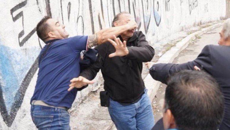 Tensión en General Paz: Agarraron a piñas a Sergio Berni