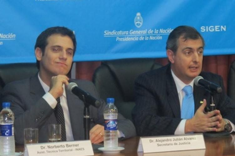 Norberto Berner y Daniel Reposo, a quien el Gobierno había postulado para la Procuración General, y que terminó por declinar su candidatura.