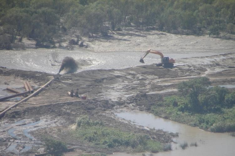Refulado de la Isla Paulino depositando metales pesados en la superficie