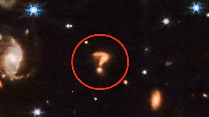 NASA: Apareció signo de interrogación captado por James Web 