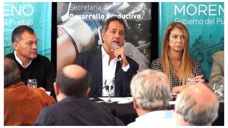 En campaña: Scioli quiere enfrentar a CFK en las PASO
