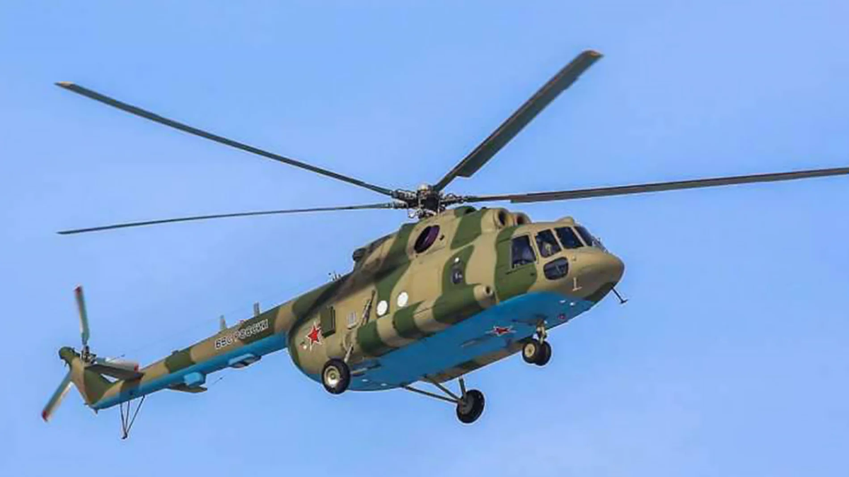 Un helicóptero Mi-8MTPR-1Ministerio de Defensa de Rusia Un helicóptero Mi-8MTPR-1Ministerio de Defensa de Rusia