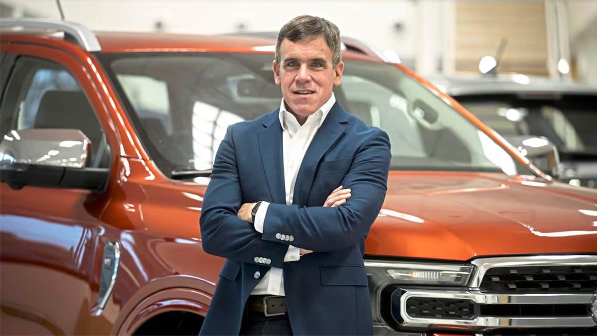 El presidente de Ford, Martín Galdeano, celebró la decisión de Javier Milei de quitar las retenciones pero renovó su pedido a provincias y municipios. (Foto: Gentileza: Diario La Nación) El presidente de Ford, Martín Galdeano, celebró la decisión de Javier Milei de quitar las retenciones pero renovó su pedido a provincias y municipios. (Foto: Gentileza: Diario La Nación)