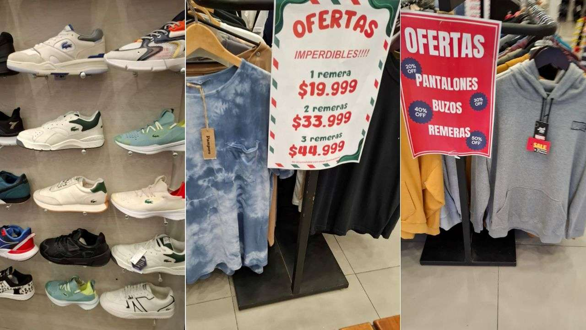 Outlet vende ropa a precios únicos. Outlet vende ropa a precios únicos.