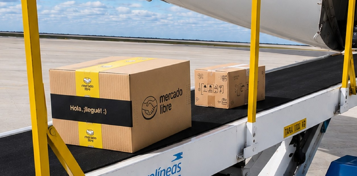 Mercado Libre ahora hace entregas en avión. Mercado Libre ahora hace entregas en avión.