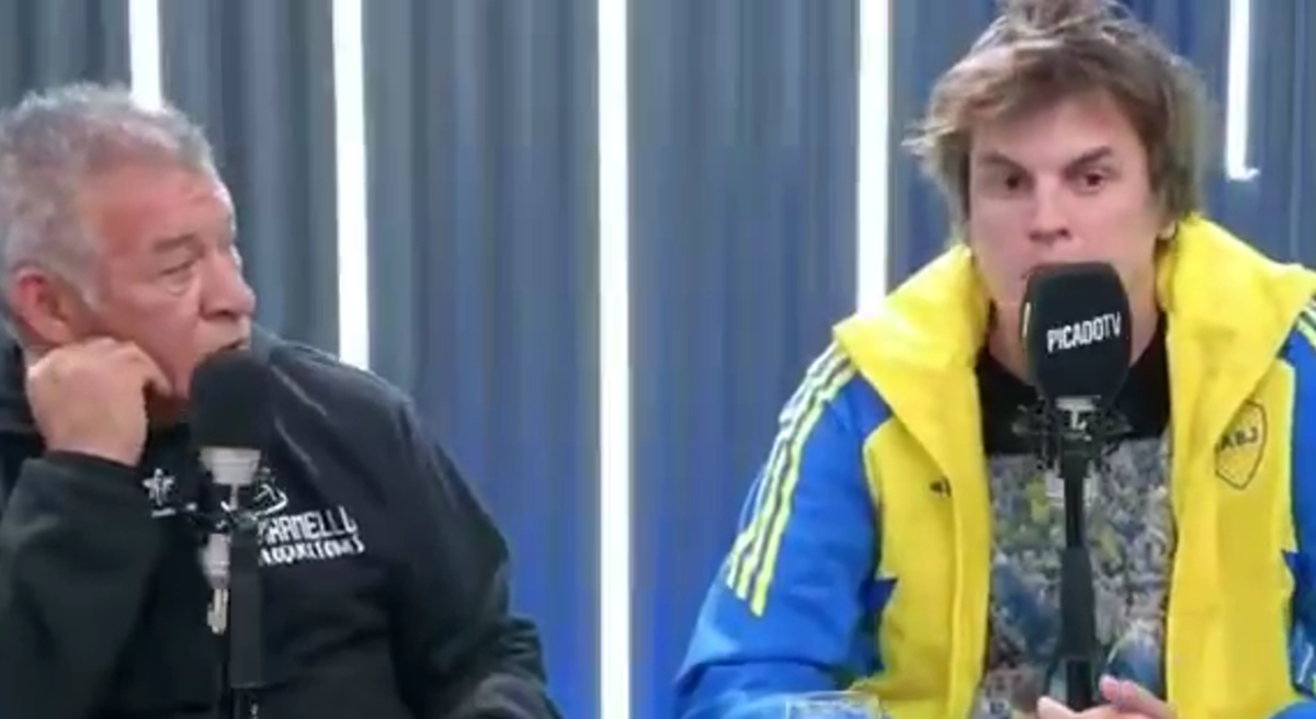 Bichi Borghi y Gustav Salvestrini, streamer de Boca