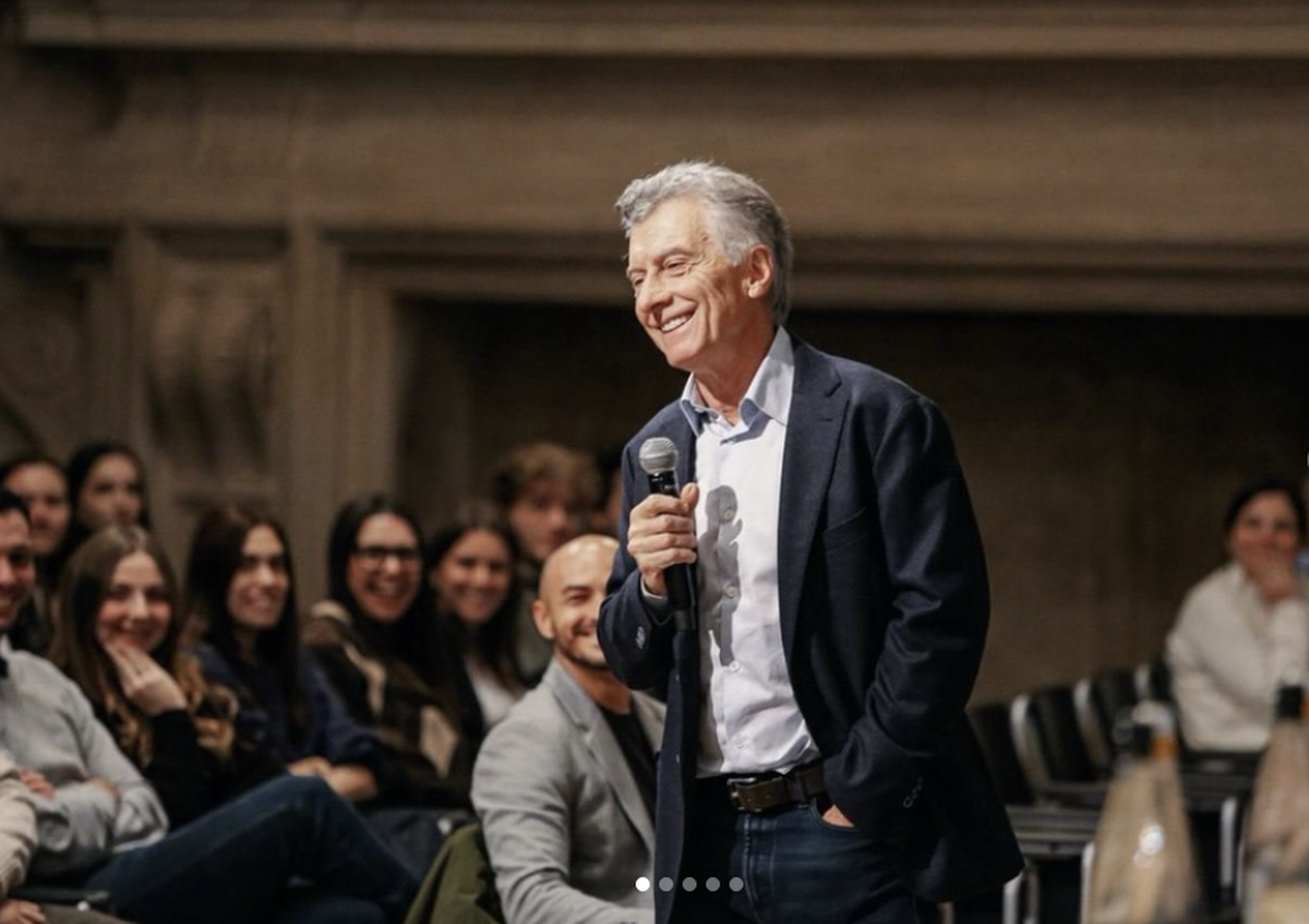 La imagen que Mauricio Macri subió a su cuenta de IG.