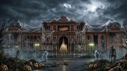 Halloween en la Casa Rosada, con Martín Menem marcando límites.&nbsp;