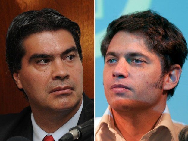 Jorge Capitanich y Axel Kicillof. Con un pasado en común, el presente los encuentra juntos en el Gabinete de Cristina Fernández.