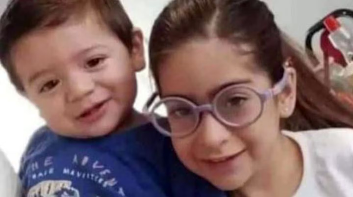 Bautista Funes, de 2 años, y Sofía de La Rocha, de 7. Bautista Funes, de 2 años, y Sofía de La Rocha, de 7.