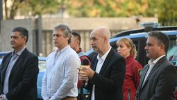Horacio Rodríguez Larreta al anunciar nuevos patrulleros.