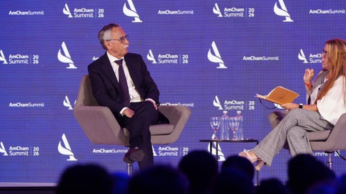 El ministro de Salud de la Nación, Mario Lugones, durante su presentación en AmCham Summit 2026, donde aseguró que ya se estaban regularizando los pagos del PAMI. El ministro de Salud de la Nación, Mario Lugones, durante su presentación en AmCham Summit 2026, donde aseguró que ya se estaban regularizando los pagos del PAMI.