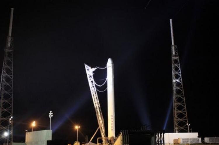 SpaceX en camino a la ISS.