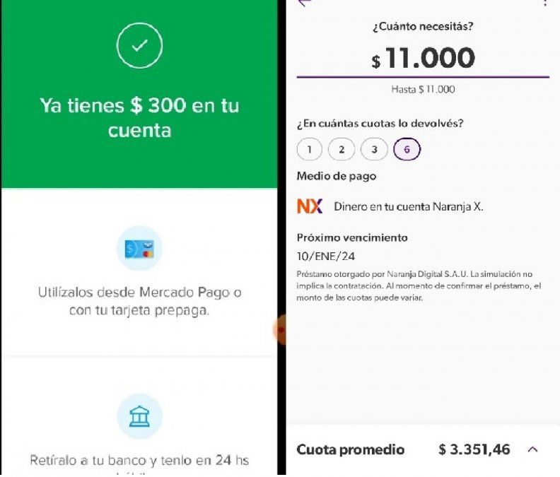 Los préstamos de Naranja X y Mercado Pago ¿Valen la pena?