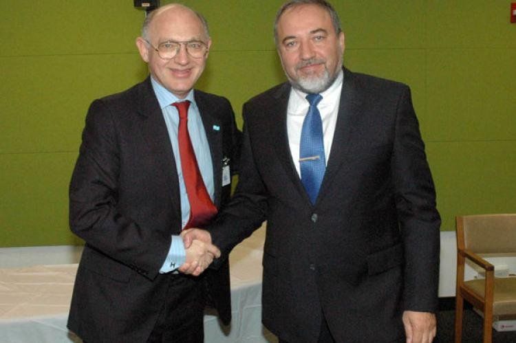 Timerman con Lieberman (Foto: NA)