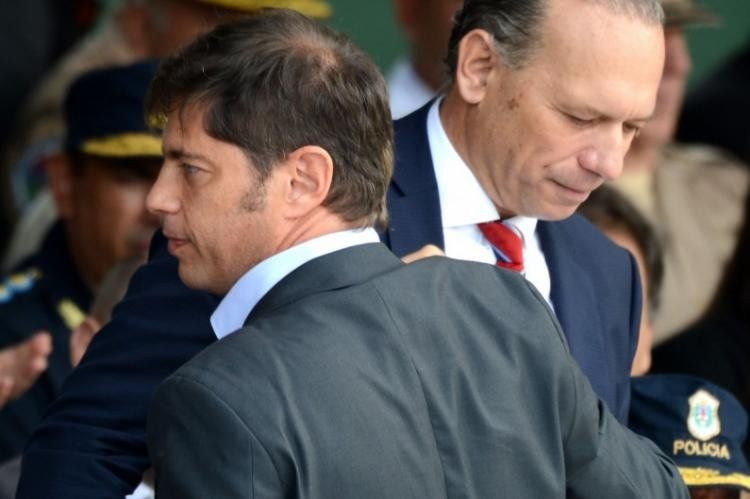 Axel Kicillof y su ministro de Seguridad, Sergio Berni. Axel Kicillof y su ministro de Seguridad, Sergio Berni.