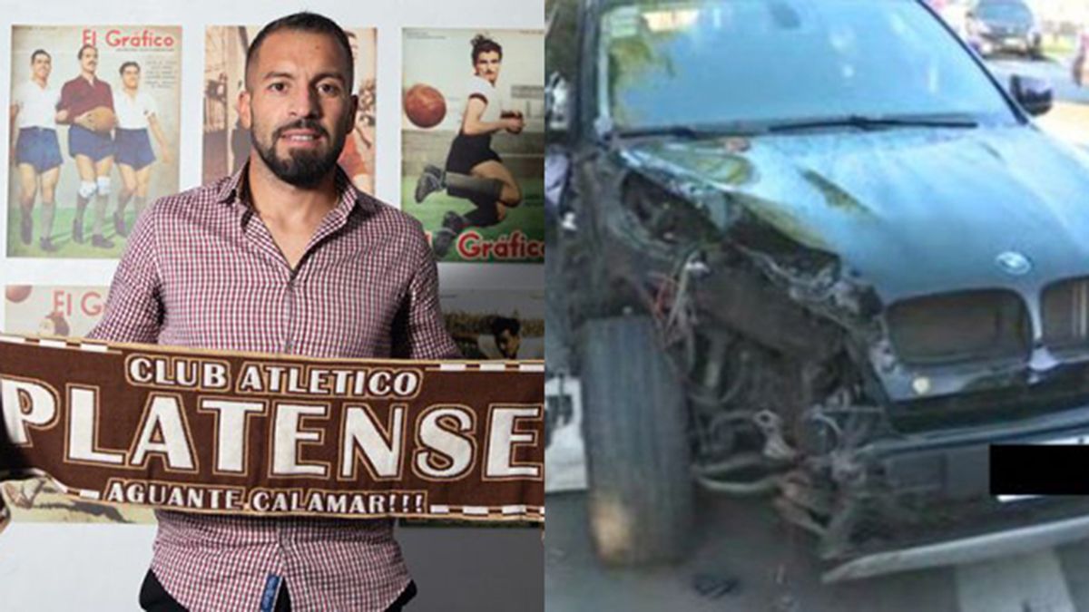 Héctor “Tito” Canteros, mediocampista de Platense, protagonizó un accidente automovilístico que dejó un herido y dio 1,62 gramos en el test de alcoholemia.