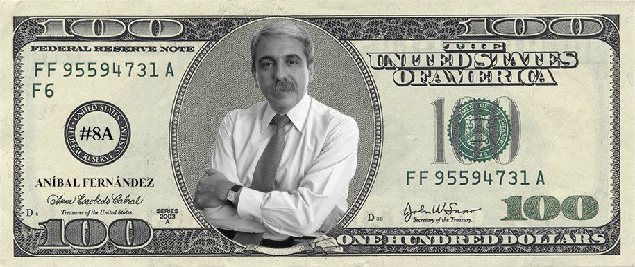 Uno de los billetes que La Solano Lima repatirá en el cacerolazo del 8A