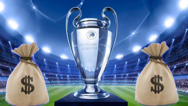 La Champions League distribuye más de 1.300 millones de euros por temporada.