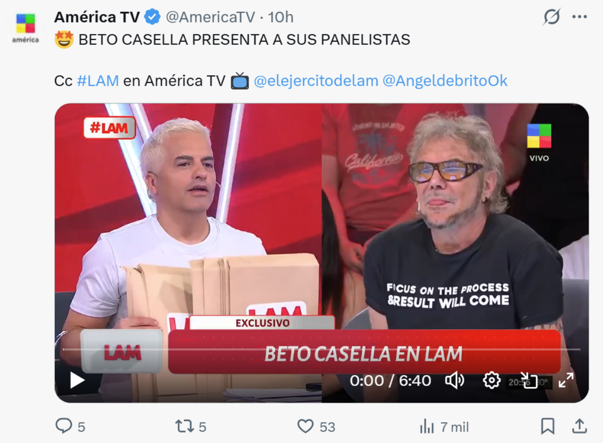 Beto Casella oficializó a los panelistas que lo acompañarán en su nuevo programa. Beto Casella oficializó a los panelistas que lo acompañarán en su nuevo programa.