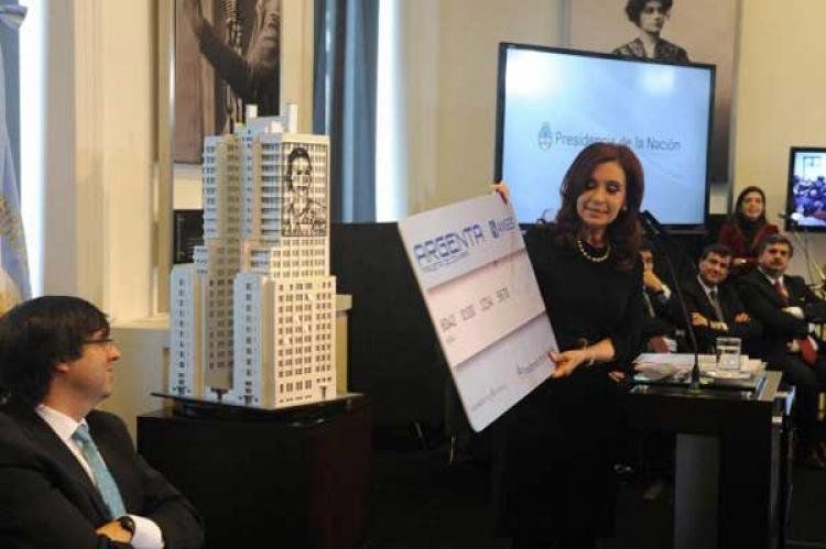 Cristina Fernández usa la cadena nacional (antes del paro camionero).