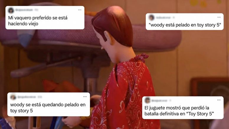 Pixar nos hace llorar: Woody pelado en 'Toy Story 5' y Argentina responde con memes