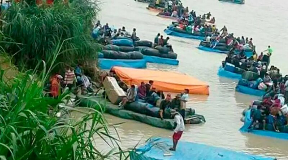 Aguas Blancas sufre un diario desembarco de Normandía