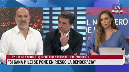 De Elisa Carrió a Emiliano Yacobitti, cruje LN+ por Macri/Milei