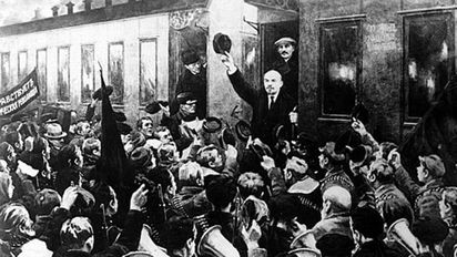 Lenin regresa a Rusia y los bolcheviques van por el poder