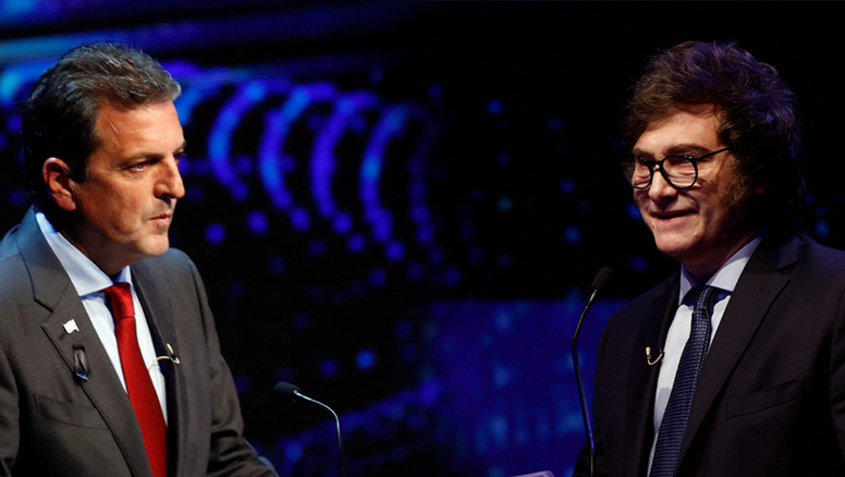 Sergio Massa vs Javier Milei: 