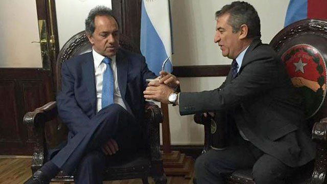Daniel Scioli y Sergio Uribarri