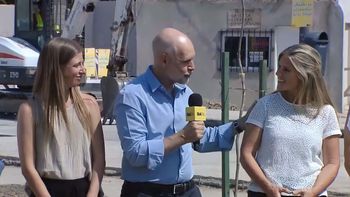 Larreta con Hotton, su flamante incorporación al Gabinete. Larreta con Hotton, su flamante incorporación al Gabinete.