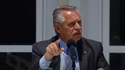 Sin Massa, Alberto Fernández fue a La Pampa a ver un 
