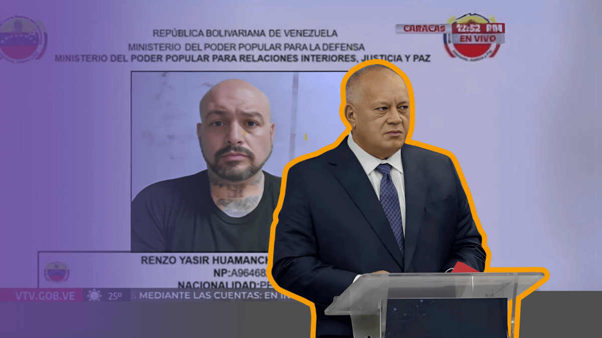 Diosdado Cabello expuso en la televisión de Venezuela a Renzo Castillo Diosdado Cabello expuso en la televisión de Venezuela a Renzo Castillo