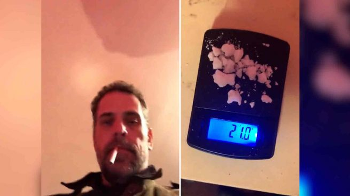 Hunter Biden y la filtración de fotos con prostitutas y cocaína.