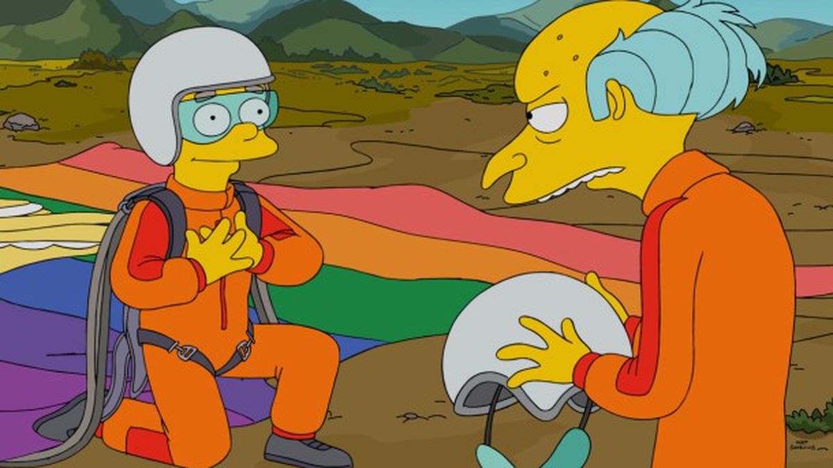 Lo sabíamos! Smithers salió del closet y se reconoció gay