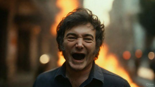 Viernes que arde a la par de Javier Milei. Viernes que arde a la par de Javier Milei.