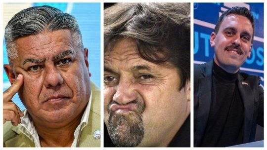 Chiqui Tapia, Ricardo Caruso Lombardi, Manu Jove y TN Chiqui Tapia, Ricardo Caruso Lombardi, Manu Jove y TN