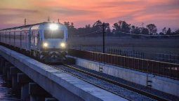 El trayecto inició a las 11 desde la estación de La Colonia&nbsp;(San Martín) hasta el taller de&nbsp;Trenes y Cargas Belgrano, en Palmira.&nbsp;