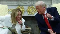 Giorgia Meloni y Donald Trump en una reunión pasada, en medio de un vínculo que ahora vuelve a tensarse por la guerra en Oriente Medio. Giorgia Meloni y Donald Trump en una reunión pasada, en medio de un vínculo que ahora vuelve a tensarse por la guerra en Oriente Medio.