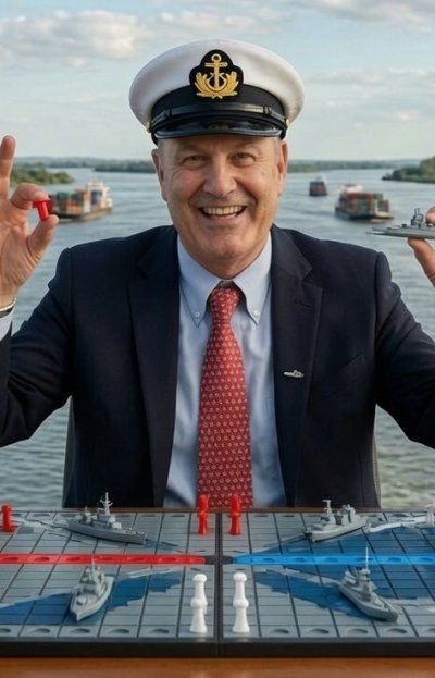 El capitán Sturze y la batalla naval (contra la Marina Mercante)