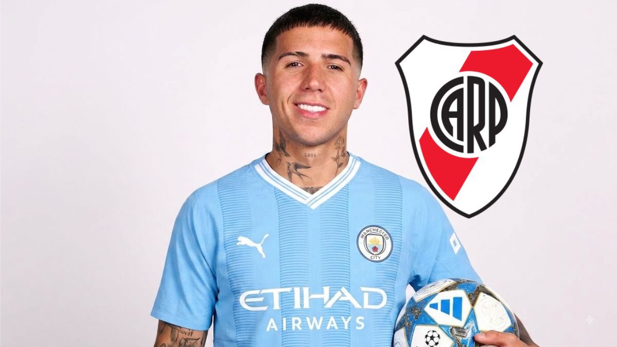 River espera una fortuna por la venta de Enzo Fernández al Manchester City.&nbsp;